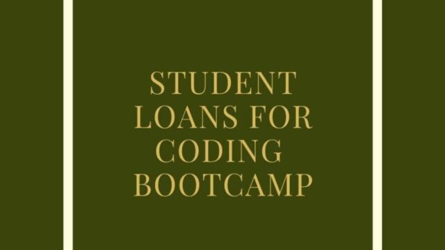 Can you get a student loan for coding bootcamp